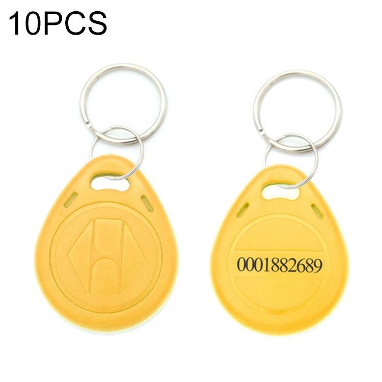 10 pièces de porte-clés puce carte d'identification de proximité 125KHz TK/EM4100