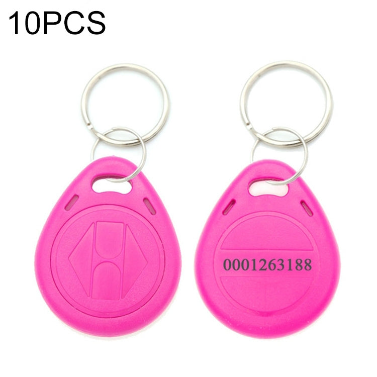 10 pièces de porte-clés puce carte d'identification de proximité 125KHz TK/EM4100