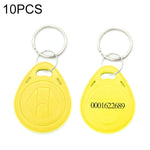 10 pièces de porte-clés puce carte d'identification de proximité 125KHz TK/EM4100