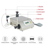 Mini Pompe de Remplissage de Liquide Électrique Numérique Portable avec Écran LCD pour Bouteilles de Lait, Pompe de Remplissage Numérique pour Bouteilles de Lait