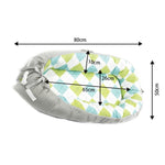 Nid bébé lit berceau portable amovible et lavable lit de voyage berceau en coton pour enfants nourrissons