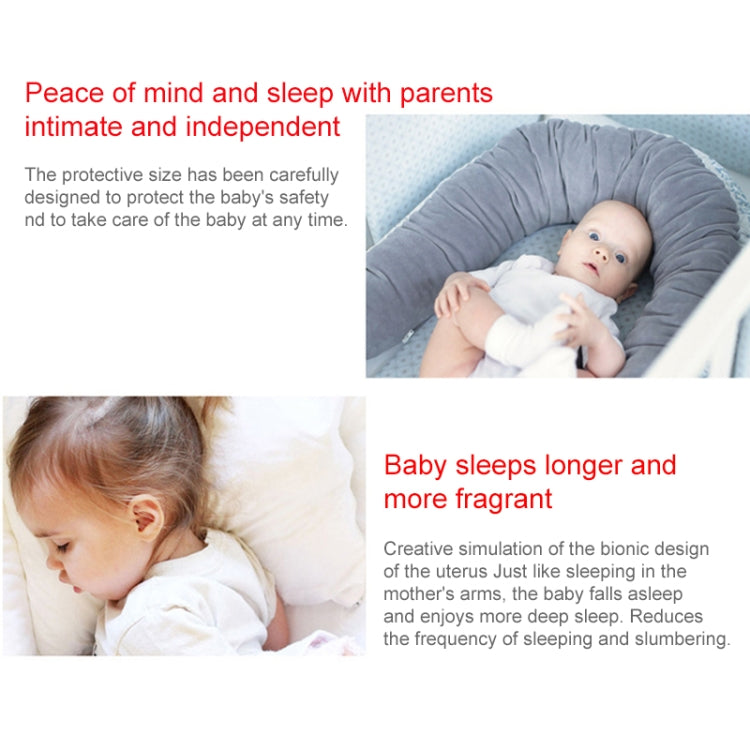 Nid bébé lit berceau portable amovible et lavable lit de voyage berceau en coton pour enfants nourrissons