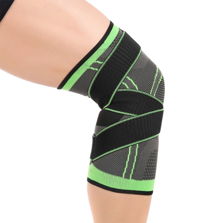 Bandage de soutien du genou pour course, cyclisme, compression sportive en nylon élastique, manchon de protection, L, M, XL, XXL, S