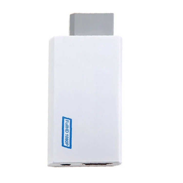 Adaptateur convertisseur Wii2HDMI vers HDMI 1080p pour Nintendo Wii : connexion facile et rapide, prise audio 3,5 mm, Wii-Link.