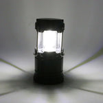 Lanterne LED COB portable 3W, lampe de tente pliable, lampe de camping extérieure étanche pour la randonnée, 3W
