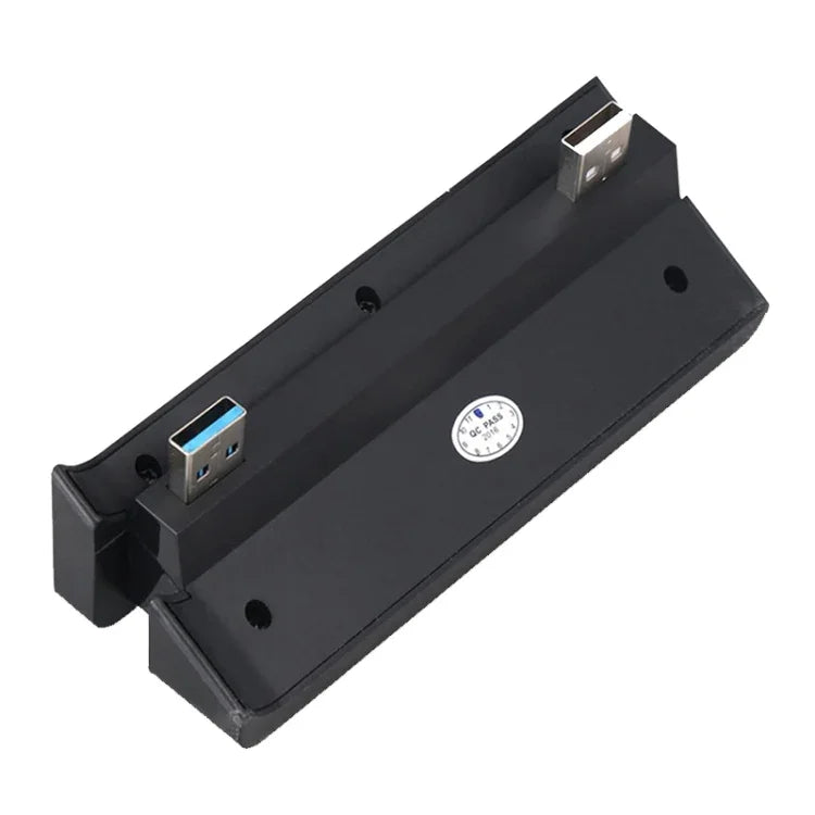 Lot de 2 adaptateurs USB d'extension pour PS4 Slim, compatibles avec la console PlayStation 4 Slim (hub USB 3.0 haute vitesse).