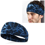 Bandeau absorbant de sport pour cyclisme et yoga, bandeau anti-transpiration pour hommes et femmes, bandeaux pour cheveux de yoga, bandeaux de tête de sport pour sécurité