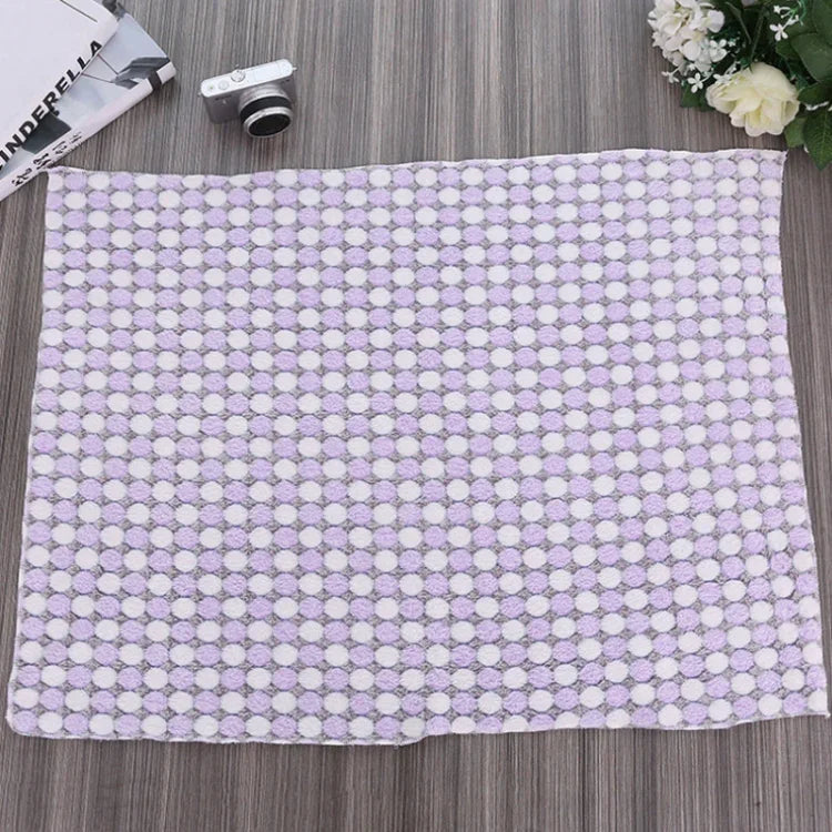 Couverture Douce en Flanelle pour Animaux de Compagnie, Imprimée à Pois, Tapis de Lit Respirant, Housse de Coussin Chaleureuse pour Chien et Chat, Tailles S, M, L