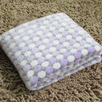 Couverture Douce en Flanelle pour Animaux de Compagnie, Imprimée à Pois, Tapis de Lit Respirant, Housse de Coussin Chaleureuse pour Chien et Chat, Tailles S, M, L