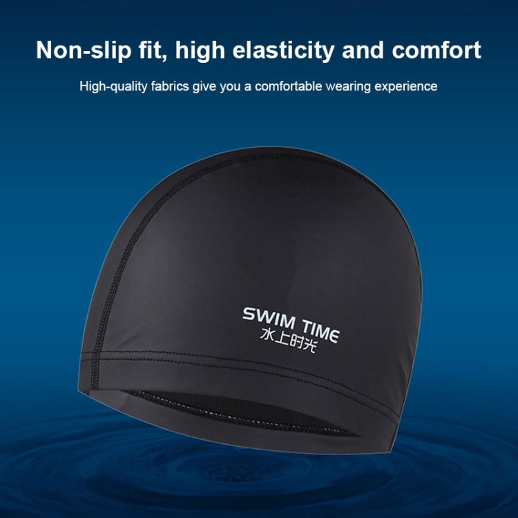 Bonnet de bain agrandi imperméable revêtu PU pour hommes et femmes adultes, revêtement PU agrandi (noir), revêtement PU agrandi (rose), revêtement PU agrandi (bleu)