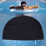 Bonnet de bain agrandi imperméable revêtu PU pour hommes et femmes adultes, revêtement PU agrandi (noir), revêtement PU agrandi (rose), revêtement PU agrandi (bleu)