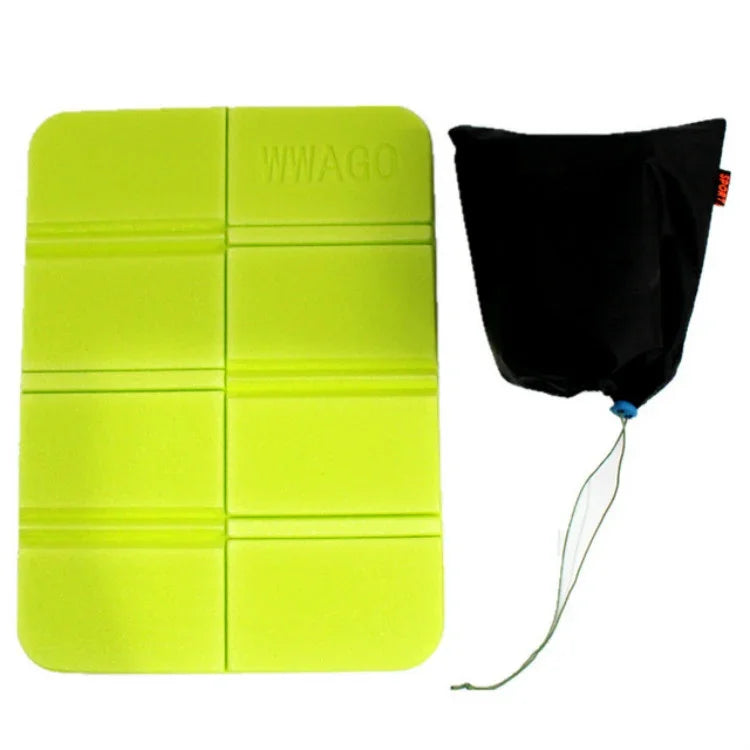 XPE Folder Camping Mat Folding Portable Small Cushion Moisture-Proof Waterproof Prevent Dirty Picnic Mat  Beach Pad, 38.5x27.5cm Blue, 38.5x27.5cm Fruit Green, 38.5x27.5cm Orange