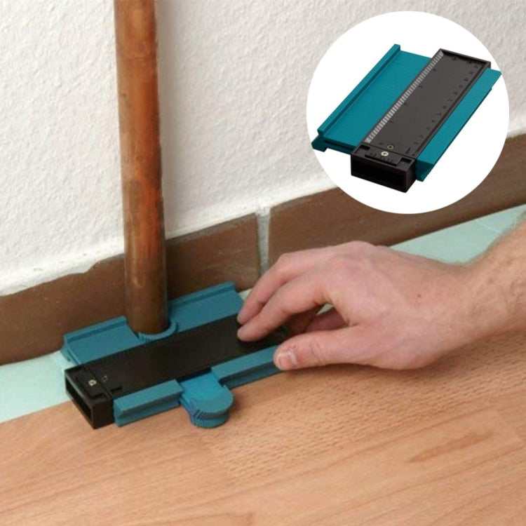 Outil de marquage universel pour profilés de conduits en bois plastique 120mm Duplicateur de contour à dents Emballage sous vide, outil de marquage 120mm