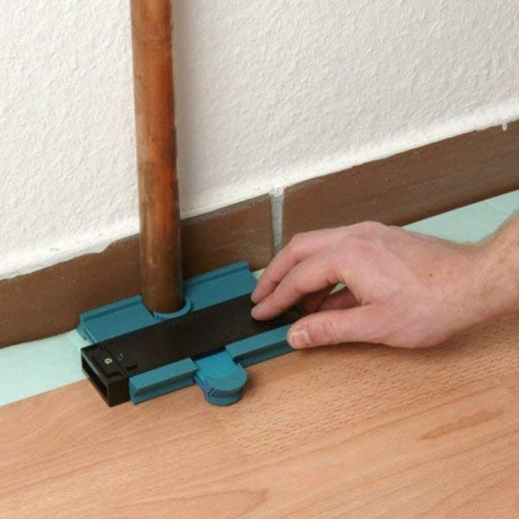 Outil de marquage universel pour profilés de conduits en bois plastique 120mm Duplicateur de contour à dents Emballage sous vide, outil de marquage 120mm