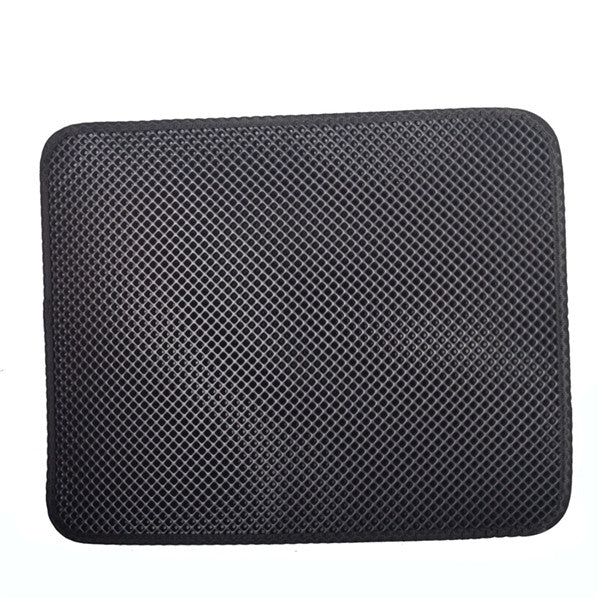 Tapis de litière imperméable pour chat en EVA double couche, tapis de récupération de litière pour animaux, fond antidérapant, litière pour chat, L, M, XS