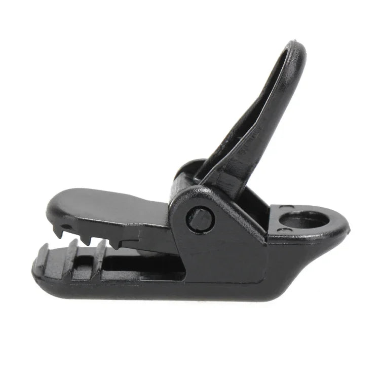 10pcs Tents Accessories Awning Wind Rope Clamp Plastic Clip Outdoor Camping Tent Alligator Cip Hook, Plastic Clip
