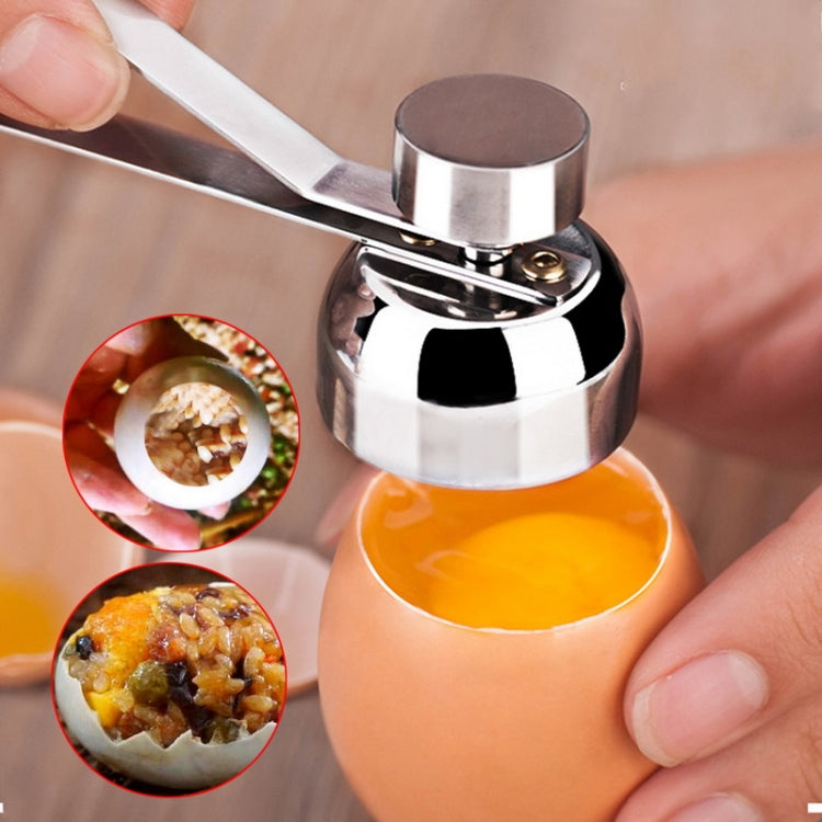 Ciseaux à œufs en métal, coupe-œuf, ouvre-coque en acier inoxydable pour œufs durs ou crus, outils de cuisine créatifs, coupe-œuf