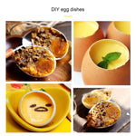 Ciseaux à œufs en métal, coupe-œuf, ouvre-coque en acier inoxydable pour œufs durs ou crus, outils de cuisine créatifs, coupe-œuf