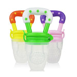 3 PCS Tétine nourrisseur alimentaire portable pour bébé Silicone Sucette apaisante pour bébé, Couleur aléatoire, Taille:M, Taille:L
