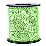 Corde de tente coupe-vent réfléchissante de 2,5 mm de diamètre, Corde de camping, Cordes de tente réfléchissantes, Longueur : 50 m, Longueur : 50 m