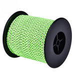 Corde de tente coupe-vent réfléchissante de 2,5 mm de diamètre, Corde de camping, Cordes de tente réfléchissantes, Longueur : 50 m, Longueur : 50 m