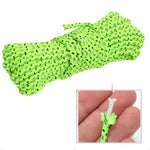 Corde de tente coupe-vent réfléchissante de 2,5 mm de diamètre, Corde de camping, Cordes de tente réfléchissantes, Longueur : 50 m, Longueur : 50 m
