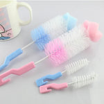 2 ensembles de tétines pour bébé, gobelet biberon avec éponge nettoyante 360 degrés, brosse pour sucette, livraison couleur aléatoire, Gobelet biberon