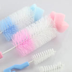 2 ensembles de tétines pour bébé, gobelet biberon avec éponge nettoyante 360 degrés, brosse pour sucette, livraison couleur aléatoire, Gobelet biberon