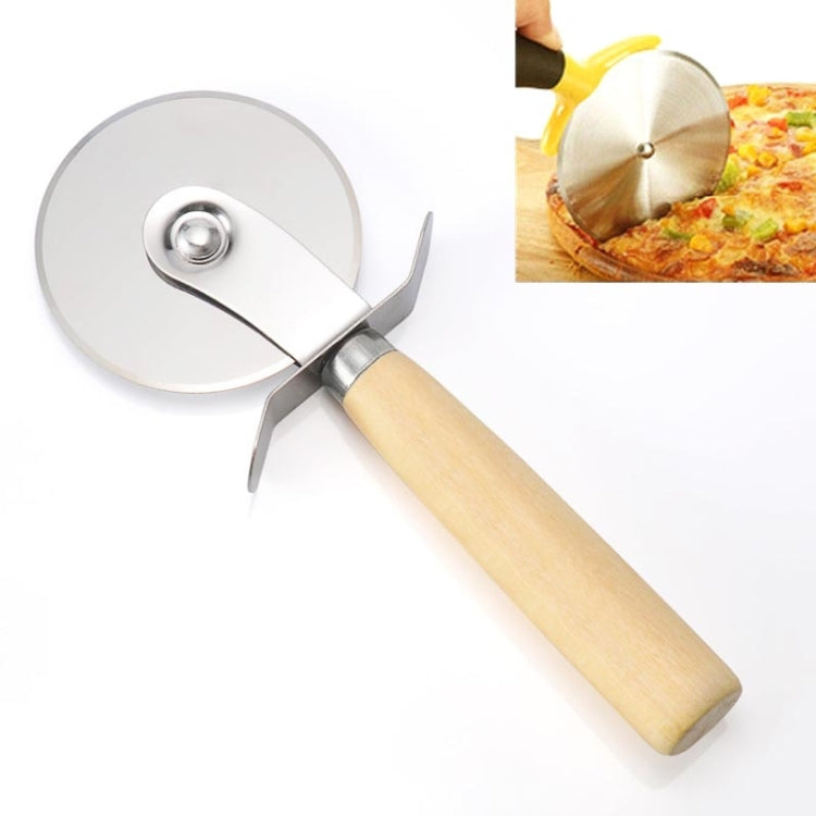Couteau à pizza en acier inoxydable et couteau à gâteau, coupe-pizza 2