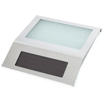 2 LED Extérieures Étanches Solaires en Acier Inoxydable Numéro de Maison Murale, Acier Inoxydable