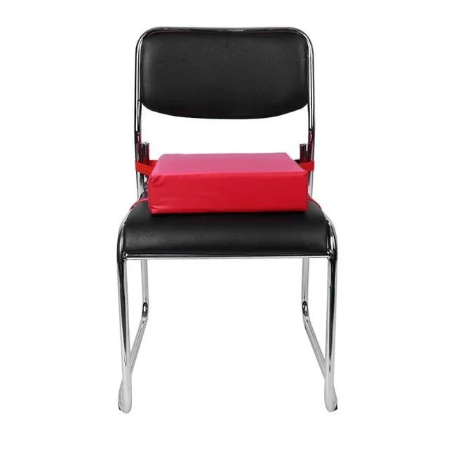Coussin de chaise rehaussé pour enfants Coussin de siège de chaise haute amovible avec sangle à boucle, Coussin de chaise rehaussé pour enfants
