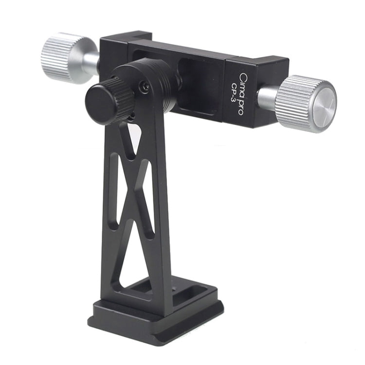 Clip de fixation trépied tout métal rotatif CP-3 Support live pour téléphone de 4,5 à 7,3 pouces