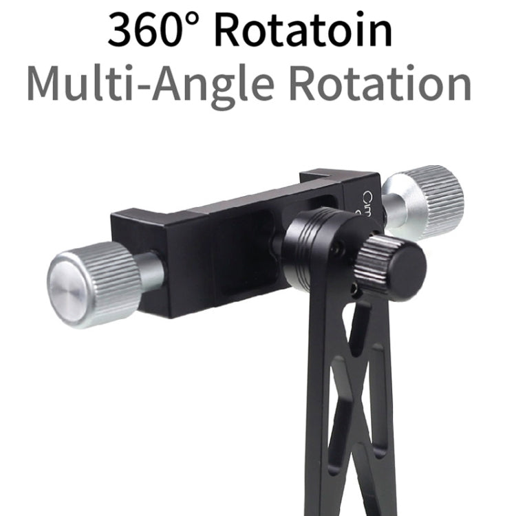 Clip de fixation trépied tout métal rotatif CP-3 Support live pour téléphone de 4,5 à 7,3 pouces