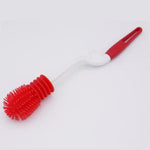 Brosse rotative de nettoyage à poignée longue pour biberon