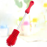 Brosse rotative de nettoyage à poignée longue pour biberon