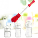 Brosse rotative de nettoyage à poignée longue pour biberon