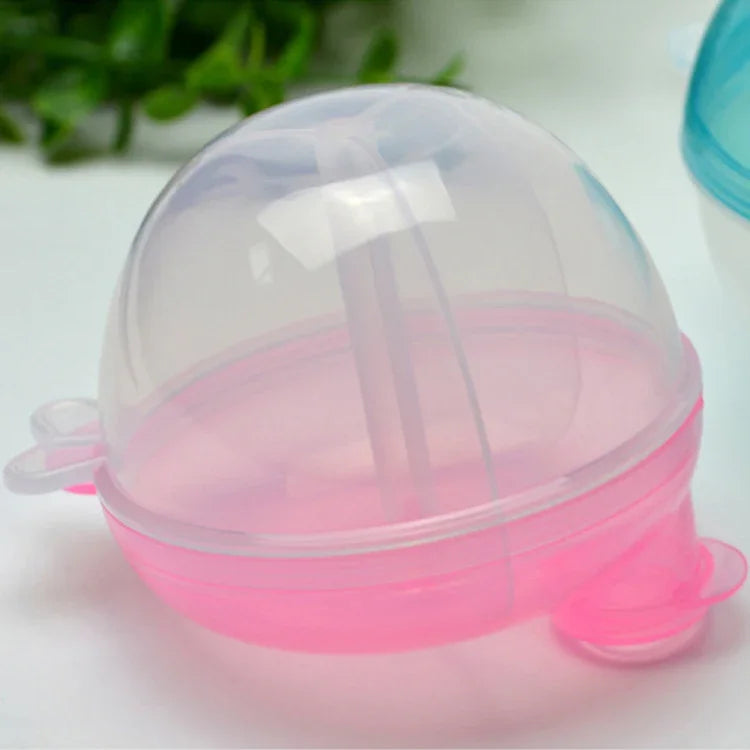 Distributeur de lait en poudre pour bébé Conteneur alimentaire Boîte de rangement pour alimentation 3 couches Étanche Boîte de rangement de voyage pour enfants Tout-petit, Vert, Rose, Jaune, Bleu
