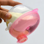 Distributeur de lait en poudre pour bébé Conteneur alimentaire Boîte de rangement pour alimentation 3 couches Étanche Boîte de rangement de voyage pour enfants Tout-petit, Vert, Rose, Jaune, Bleu