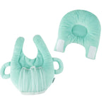 Support pour biberon bébé sans les mains Porte-bouteille en coton Coussin d'allaitement pour apprentissage, Bleu, Rose, Violet, Fleur violette