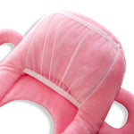 Support pour biberon bébé sans les mains Porte-bouteille en coton Coussin d'allaitement pour apprentissage, Bleu, Rose, Violet, Fleur violette