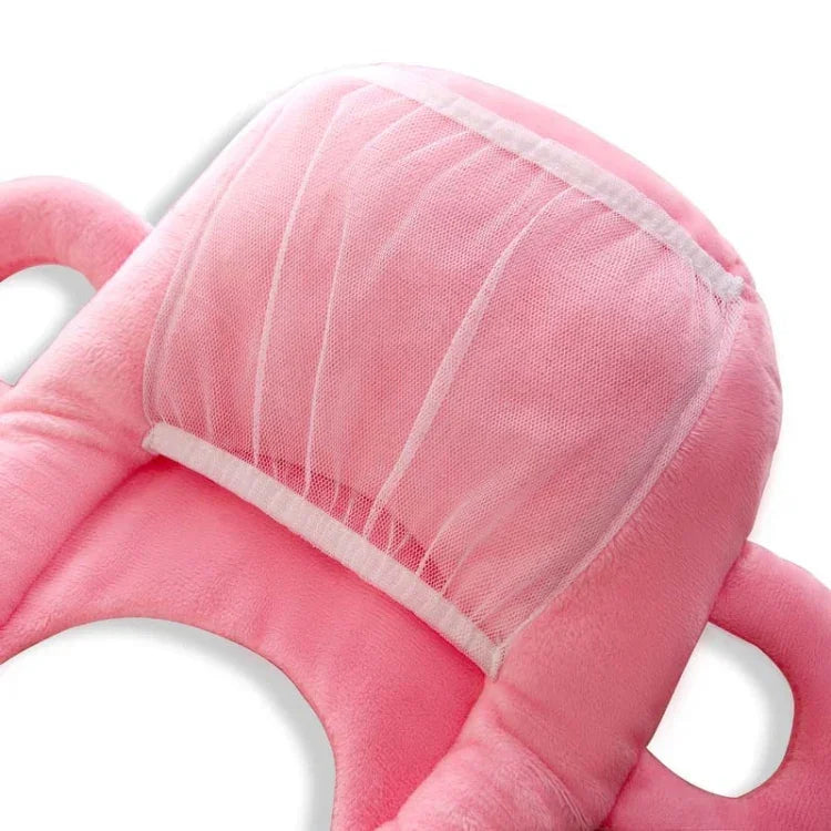 Support pour biberon bébé sans les mains Porte-bouteille en coton Coussin d'allaitement pour apprentissage, Bleu, Rose, Violet, Fleur violette