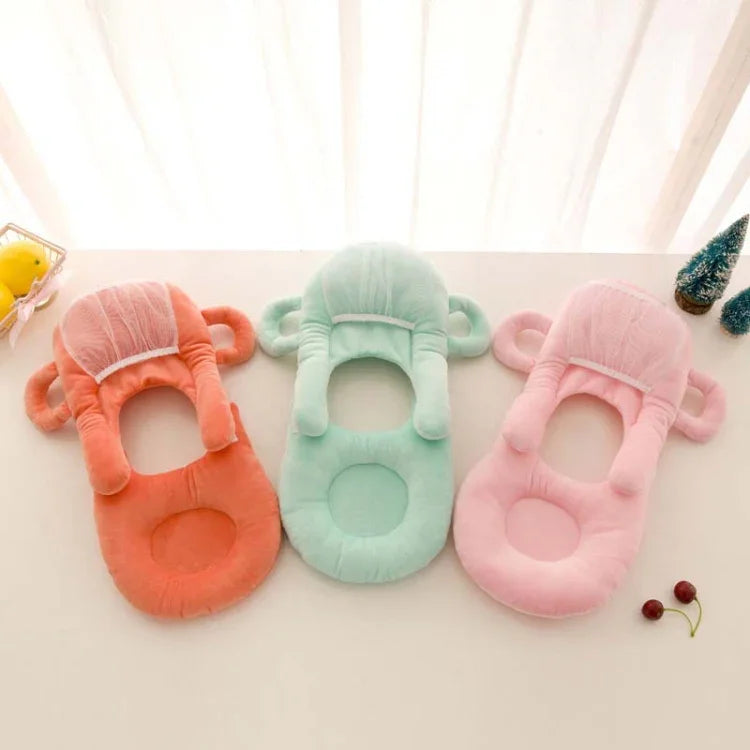 Support pour biberon bébé sans les mains Porte-bouteille en coton Coussin d'allaitement pour apprentissage, Bleu, Rose, Violet, Fleur violette