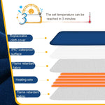 Pet Heating Pad Waterproof and Anti-Scratch Electric Blanket, Size: 60x45cm, JP Plug, EU Plug