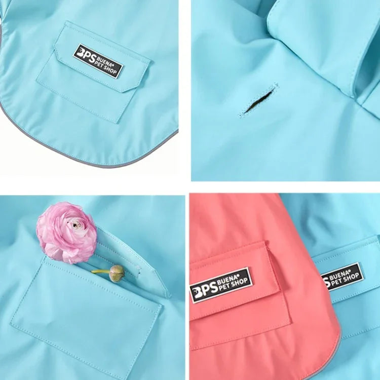 Imperméable pour chien à capuche quatre pattes, vêtements imperméables tout compris pour petits chiens, S, M, L, XL, XXL