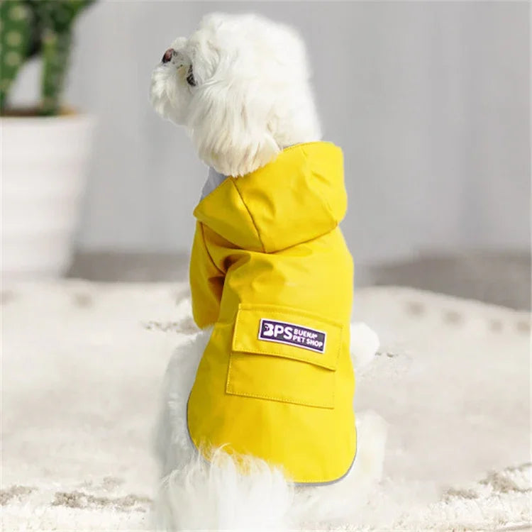 Imperméable pour chien à capuche quatre pattes, vêtements imperméables tout compris pour petits chiens, S, M, L, XL, XXL