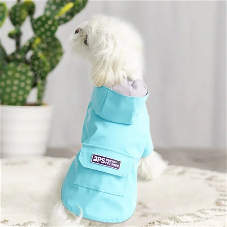 Imperméable pour chien à capuche quatre pattes, vêtements imperméables tout compris pour petits chiens, S, M, L, XL, XXL