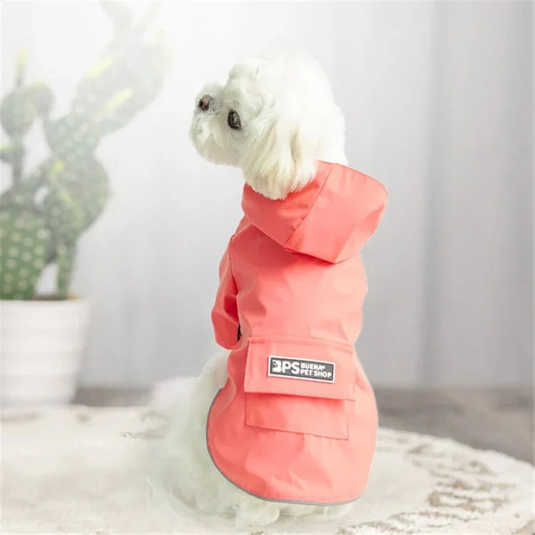 Imperméable pour chien à capuche quatre pattes, vêtements imperméables tout compris pour petits chiens, S, M, L, XL, XXL