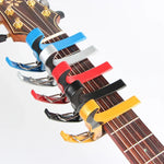 Capodastre en plastique pour guitare acoustique, classique et électrique à 6 cordes, accessoire d'instrument de musique.