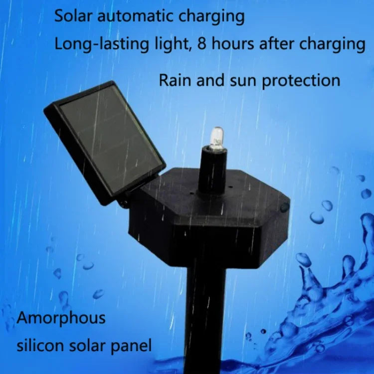 Lampe solaire de pelouse, figurine de perroquet en résine pour jardin et cour