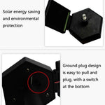 Lampe solaire de pelouse, figurine de perroquet en résine pour jardin et cour